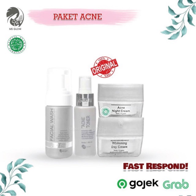 PAKET ACNE SERIES MS GLOW