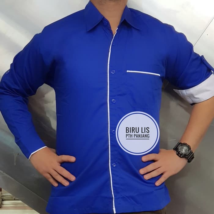 Kemeja Fashion Lengan Pendek - Dazed Fashion / Kemeja Pria Murah WF321 Seragam Kombinasi Baju Kerj