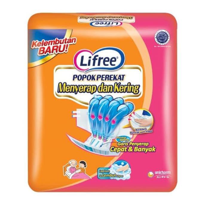 nadian/// Paket Hemat - Lifree Popok Perekat Dewasa L 1 x 10 pcs Pampers Diaper
