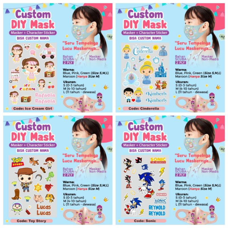 stiker masker