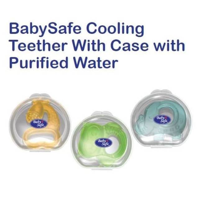 BABYSAFE Cooling Teether With Case with Purified Water Gigitan Bayi Teething Toy