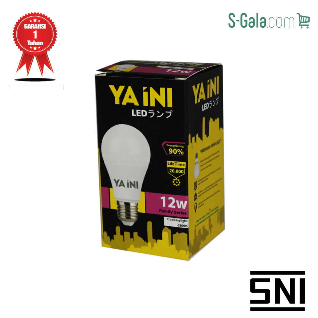 Lampu LED Yaini 12watt (12w)