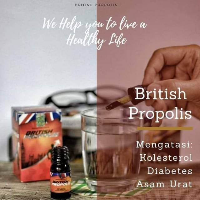 

Obat Asam Urat, Diabetes, Kolesterol BRITISH PROPOLIS ORI 100% HERBAL