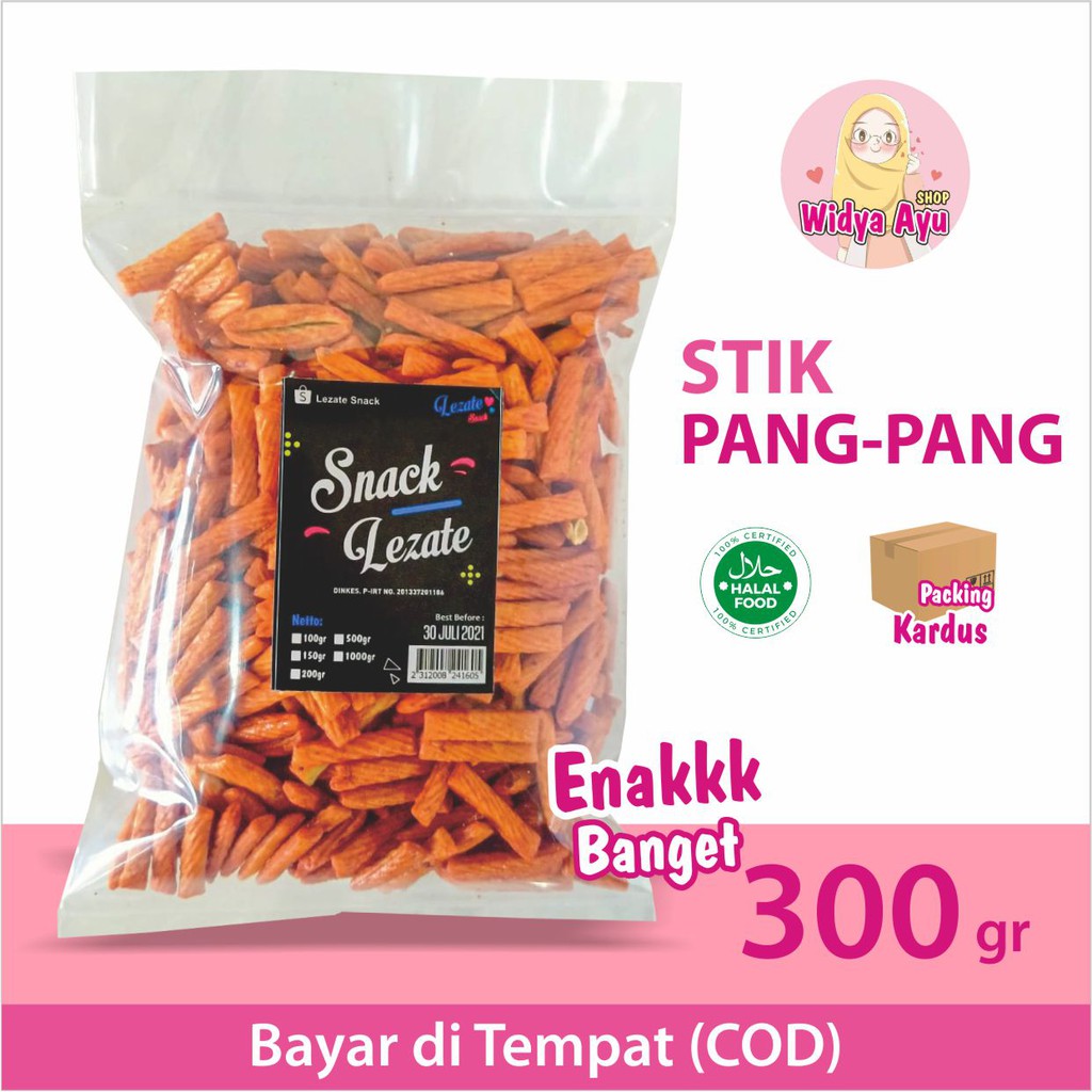 

Pangpang Pedas 300gr / Pang Pang Stik Pedes / Phang Phang/ Pangpang kiloan / Enak / Camilan