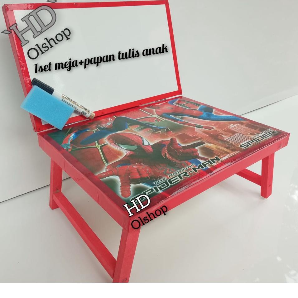 

Meja Belajar lipat anak den Papan tulis karakter anak minimalis ,.