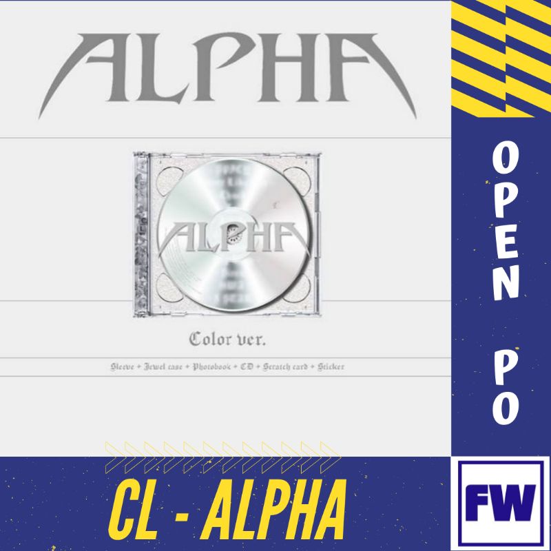 [Pembayaran 1] CL Alpha Album Official - Kpop Album Official