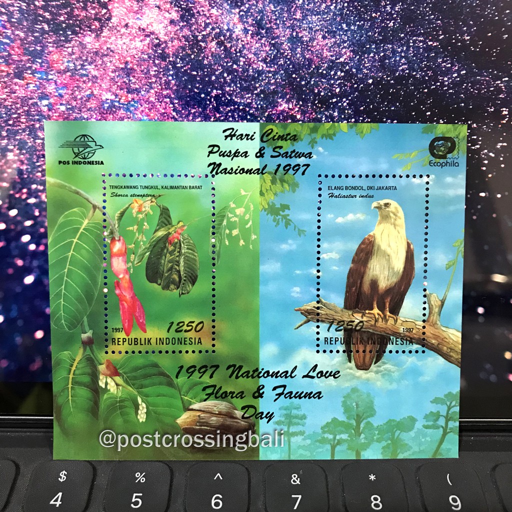 

Prangko Hari Cinta Puspa & Satwa Nasional 1997 Flora & Fauna Perangko Murah Original Souvenir Sheet