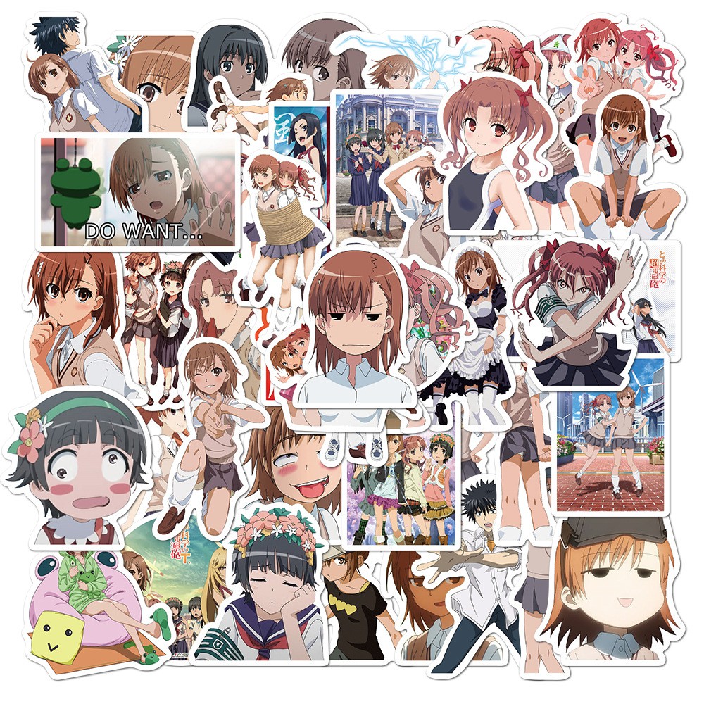 TKR001 – Sticker / Stiker Anime Jepang Toaru Kagaku no Railgun