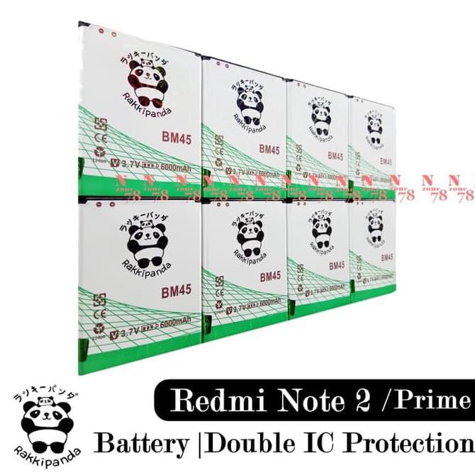 f970 baterai xiaomi redmi note 2 bm45 bm-45 rakkipanda double power lamo