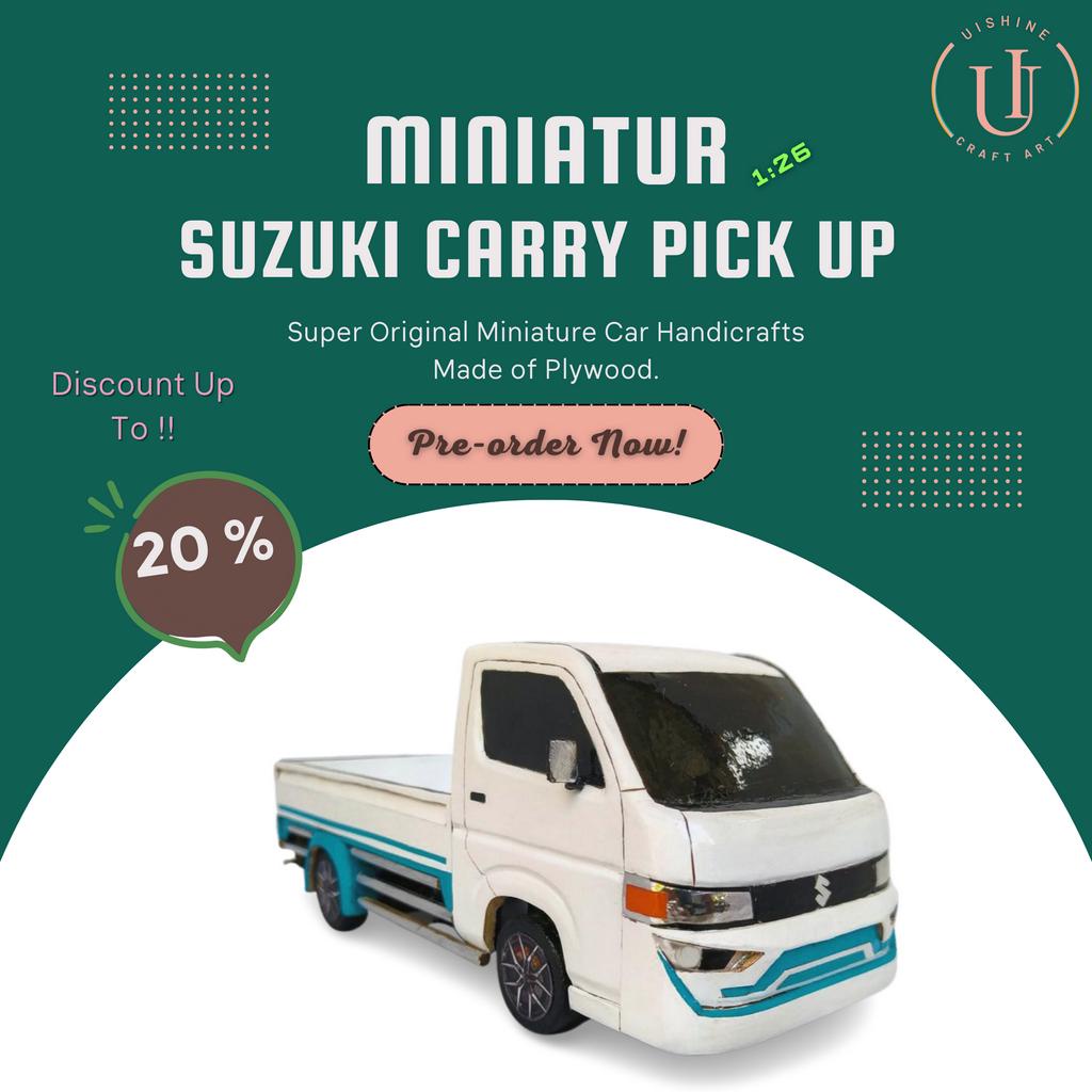Diecast Miniature Mobil Suzuki Carry Pick Up
