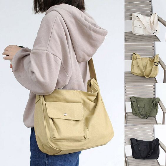 TSK - TAS SLING BAG CANVAS ORIGINAL LULA UNISEX PRIA DAN WANITA MURAH bisa COD