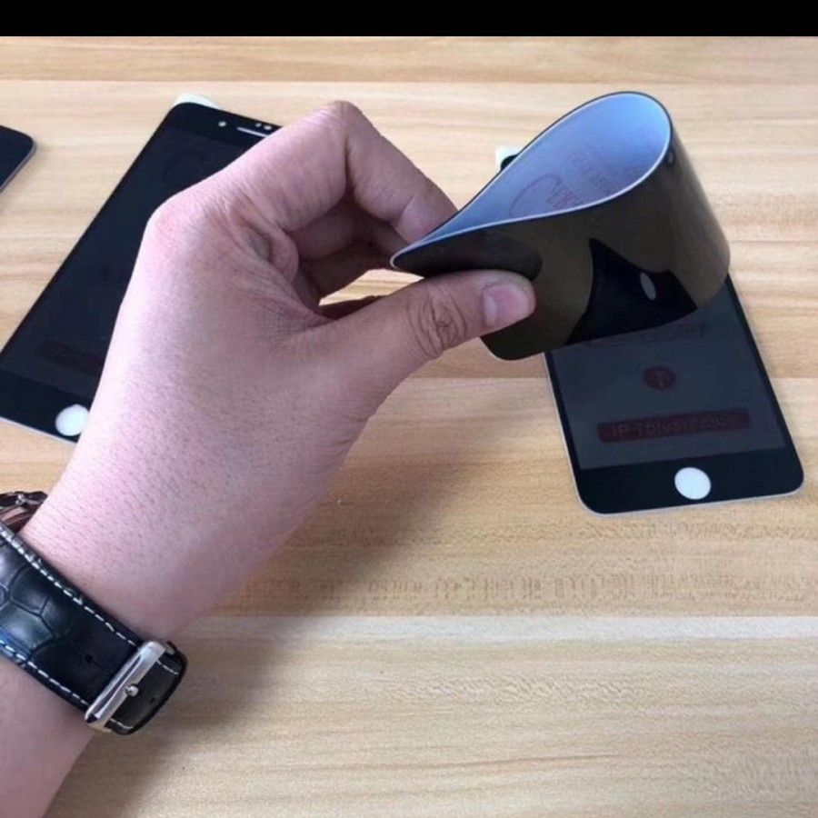 IPHONE 6 7 8 6 PLUS 7 PLUS 8 PLUS 6+ 7+ 8+ ANTI GORES LENTUR CERAMIC SPY PRIVACY ANTI PEEPING SCREEN GUARD GELAP PELINDUNG LAYAR BUKAN KACA TEMPERED 180 6G 6S 7G 8G