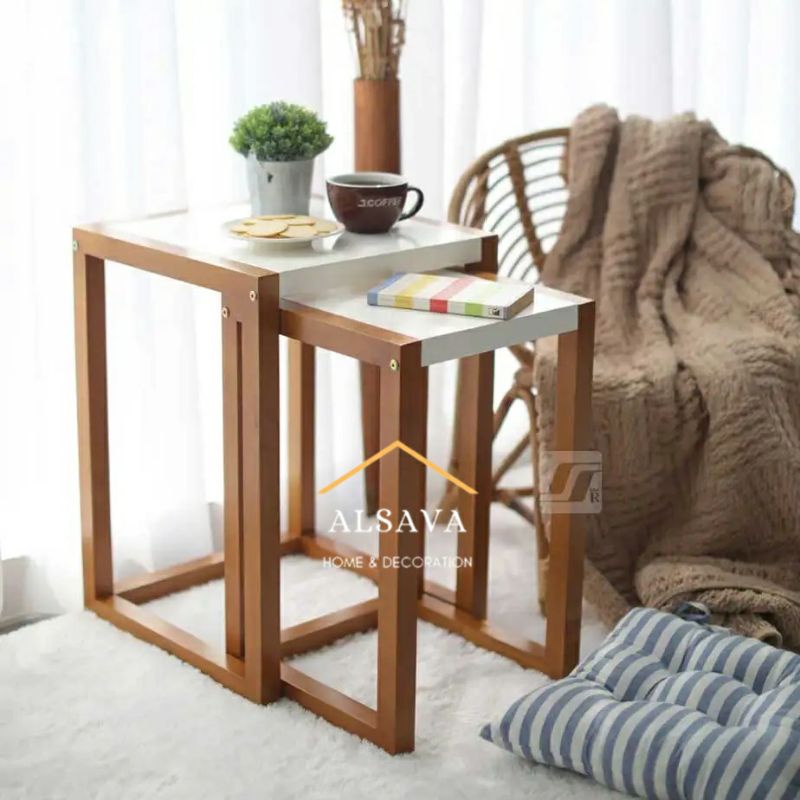 Alsava Official Shop - Meja Sudut/Meja Minimalis/Meja Kamar