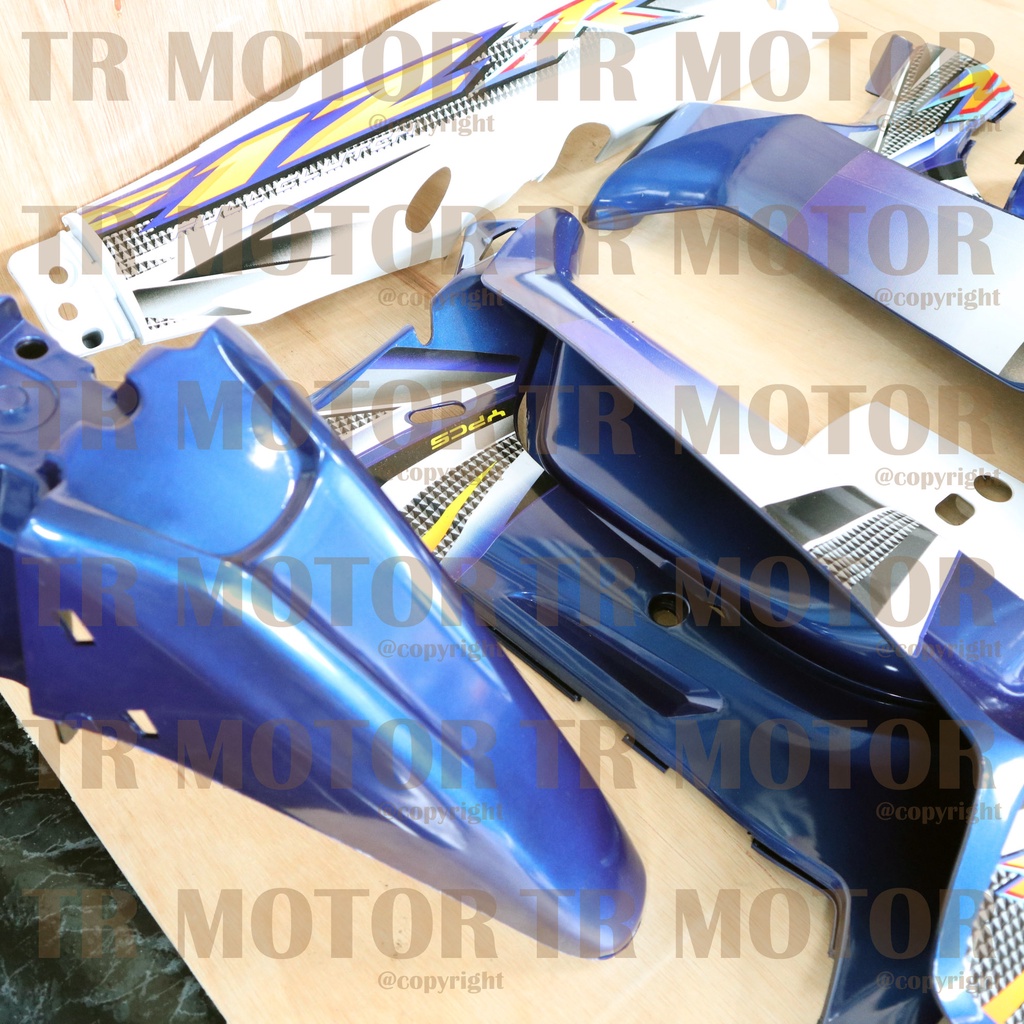 Cover Body Fizr F1zr Full Clucth Biru 2004 Full Set Halus Cover Bodi Yamaha Fiz r