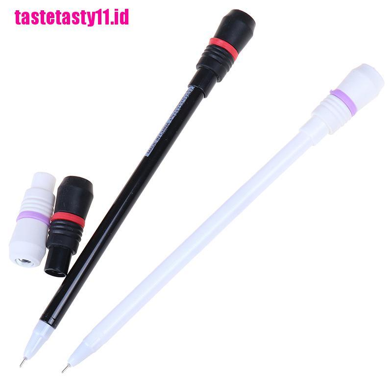 1 Pc Pena Gel Gaming Model Putar Dengan Lampu Untuk Hadiah Pelajar