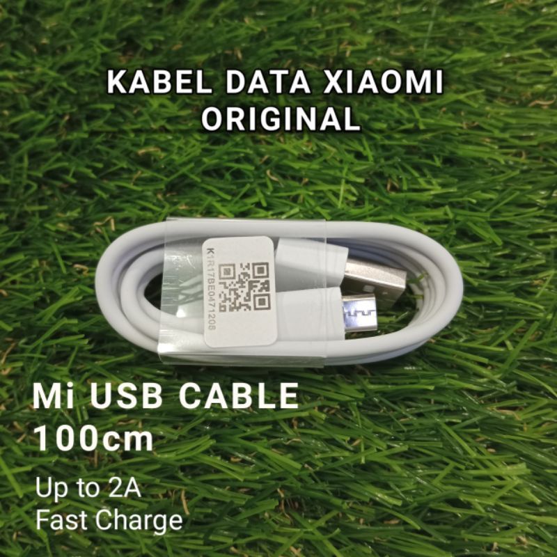 KABEL DATA MICRO USB XIAOMI REDMI 7 / REDMI 9A / REDMI 9C 100% ORIGINAL MICRO USB