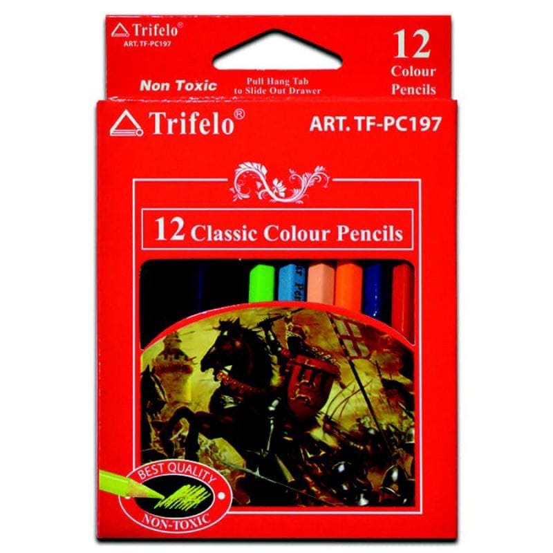 Pensil Warna Colour Plus/Pensil Warna Kecil &amp; Besar isi 12 warna