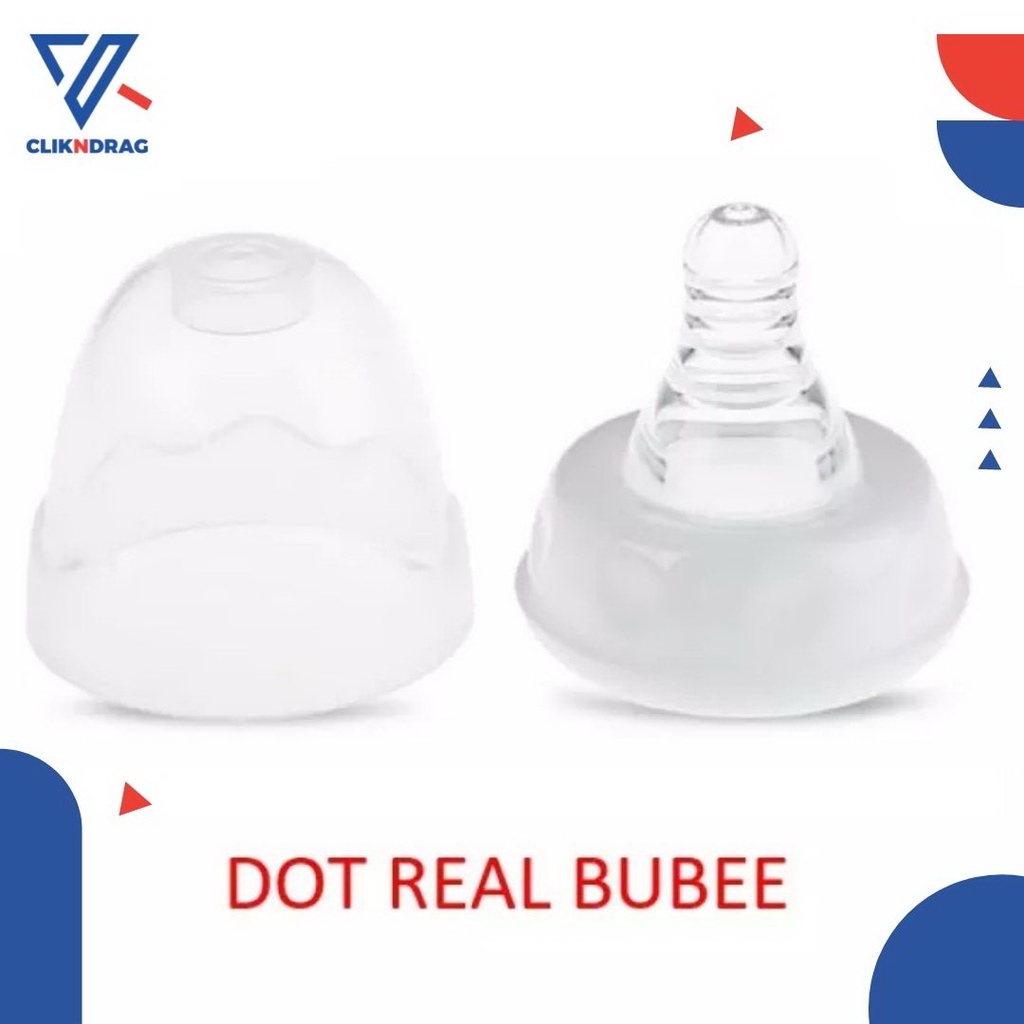 Dot Nipple pompa asi Real Bubee cocok untuk semua botol standar - B100092