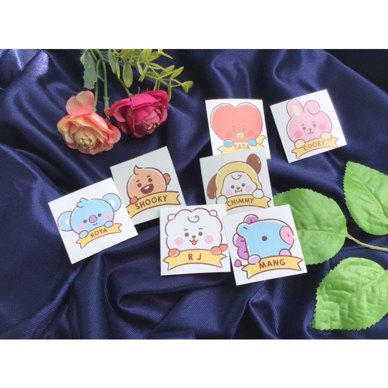 Stiker BT21/ Stiker Tumblr / Stiker Pack Aesthetic / Stiker Hp Laptop /Sticker Tumblr