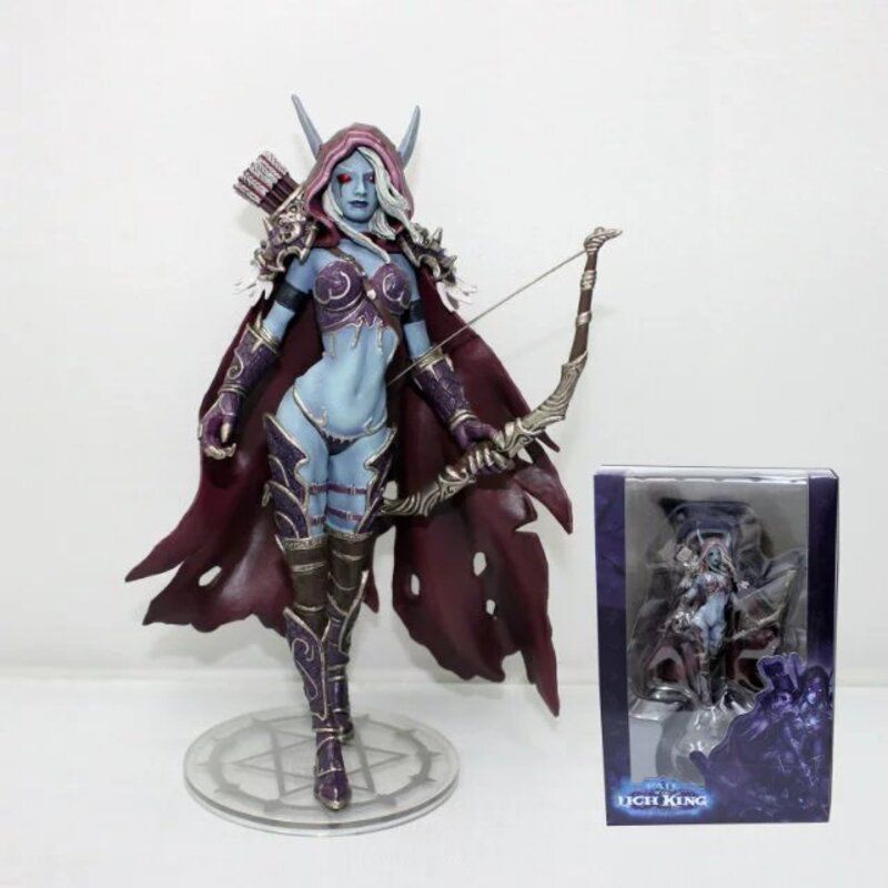 World Of Warcraft 7in Game Sylvanas Manual Queen Boxed Dekorasi Model Undead