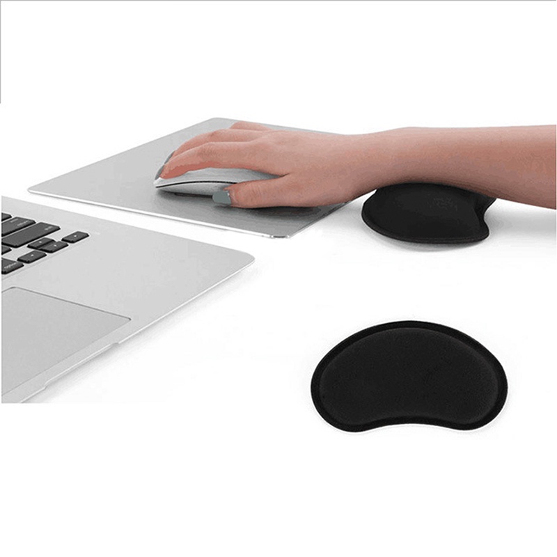 (LUCKID) Bantal Memory Foam Penyangga Pergelangan Tangan Untuk Mouse Komputer