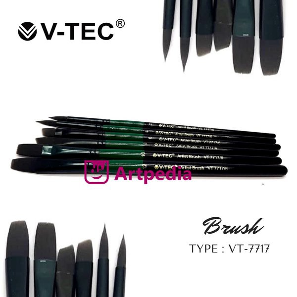 

Murah V-Tec Brush VT-7717 Set 6 - Kuas Lukis Set 6 - Kuas V-Tec Special