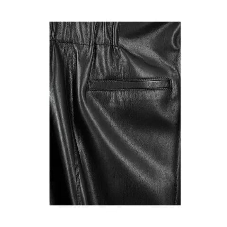 Skirt pareo leather / rok lilit kulit wanita by riseleather.id