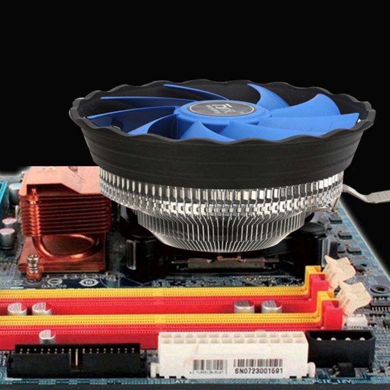 Bt CPU Cooling Fan Pendingin Dengan Knalpot PWM Fan 12cm Bilah Besar Chassis Radiator