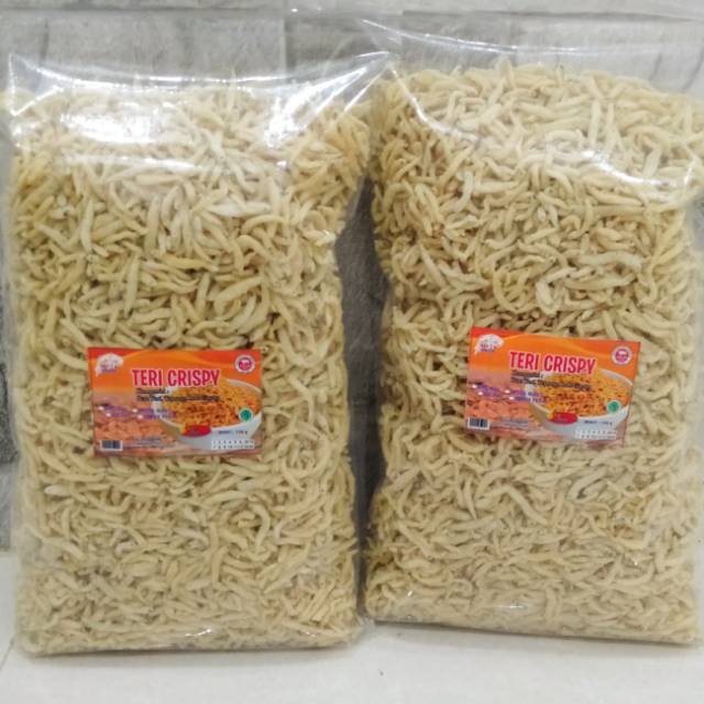 (Termurah) Teri Crispy 1kg merek Sinta Amelia Teri Krispi Kiloan - Teri Crispy Madura Teri Crispy