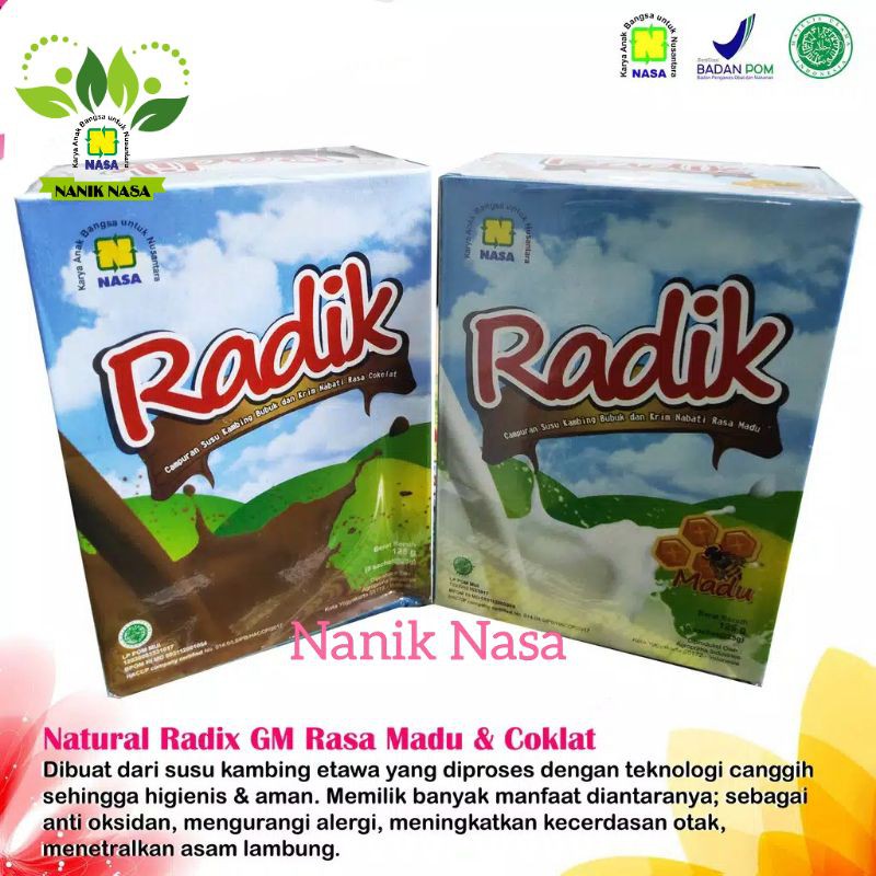 

RADIK MADU DAN COKLAT Original Nasa Minuman Susu Herbal