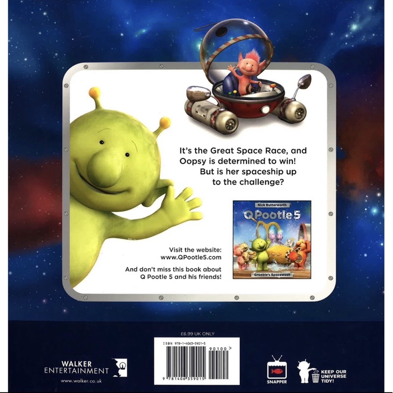 Q Pootle 5 The Great Space Race CBeebies Book Kids Buku Cerita Anak