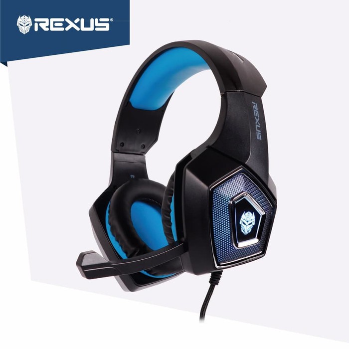 Headset Head set Headphone Earphone Gaming Game Rexus Vonix F65 PC Laptop Smartphone Komputer PC