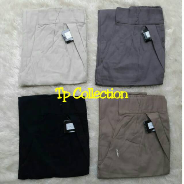 Baggy Pant Katun Tuwil IMPORT.fariasi ban pinggang X/ Allsize fit XL