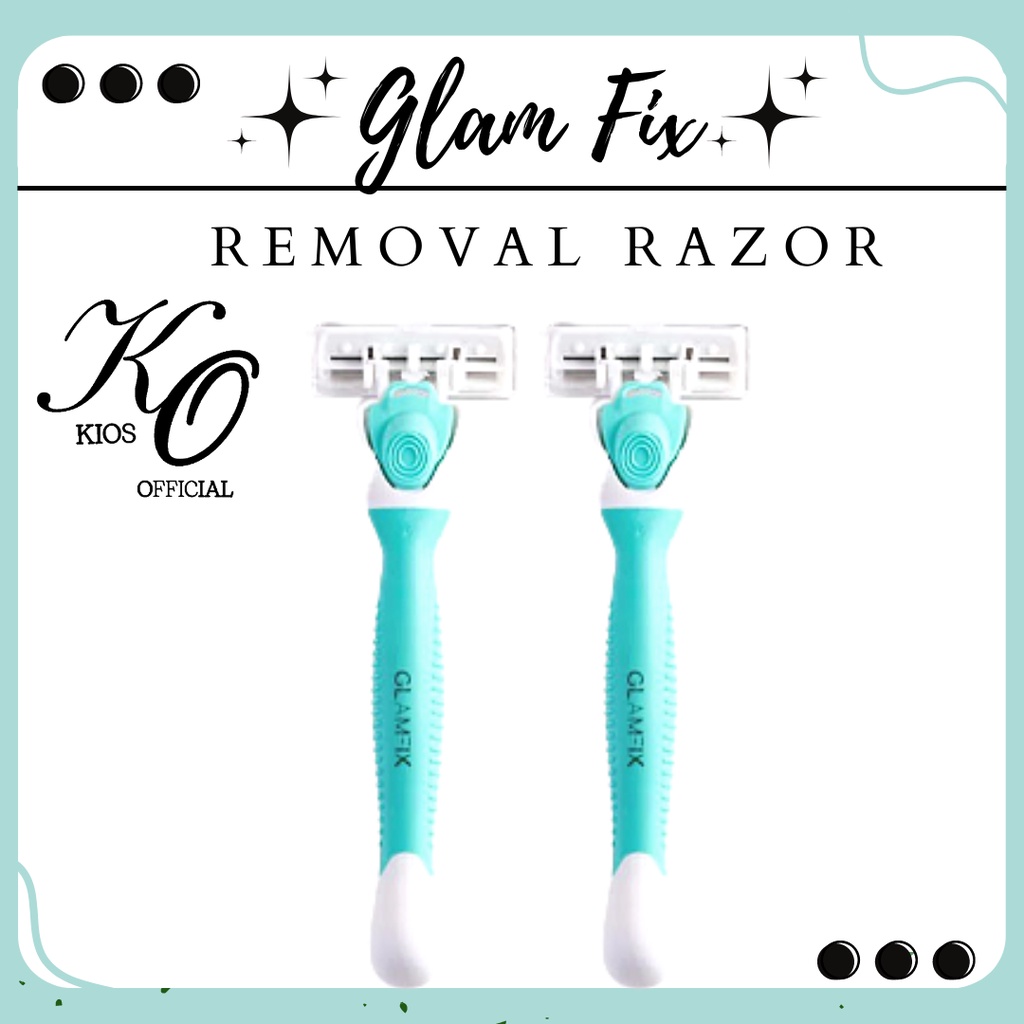 Glam Fix Hair Removal Razor 2pcs