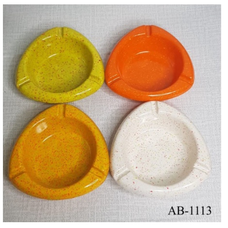 ASBAK ROKOK MELAMIN SEGITIGA