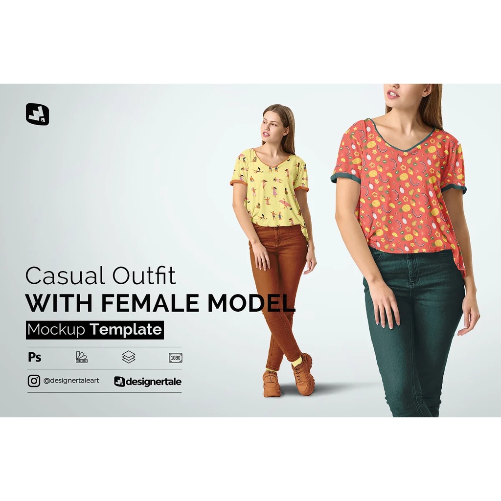 Casual Outfit With Female Model