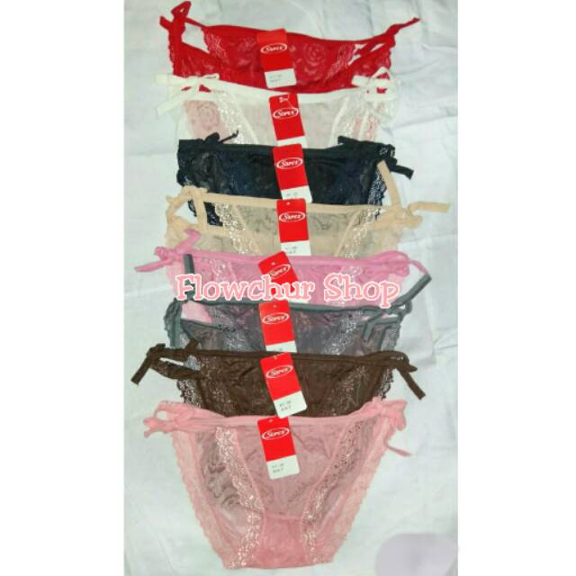 Celana Dalam Wanita G String Merek 'Sorex'