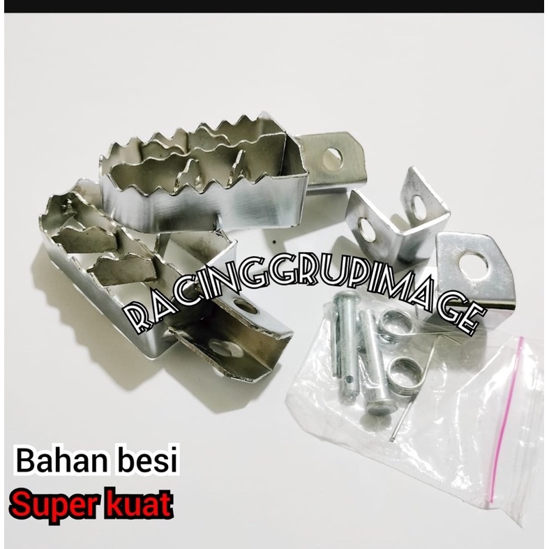 FOOTSTEP TRAIL Gerigi Injakan 1 Set 2PCS KLX YZ Step UNIVERSAL TERMURAH