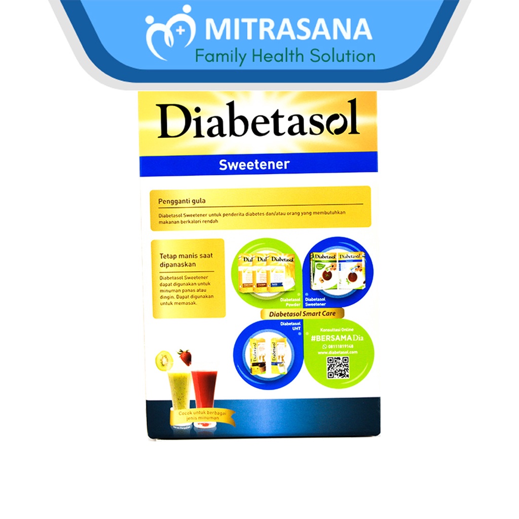 

Diabetasol No Calorie Sweetener 50's