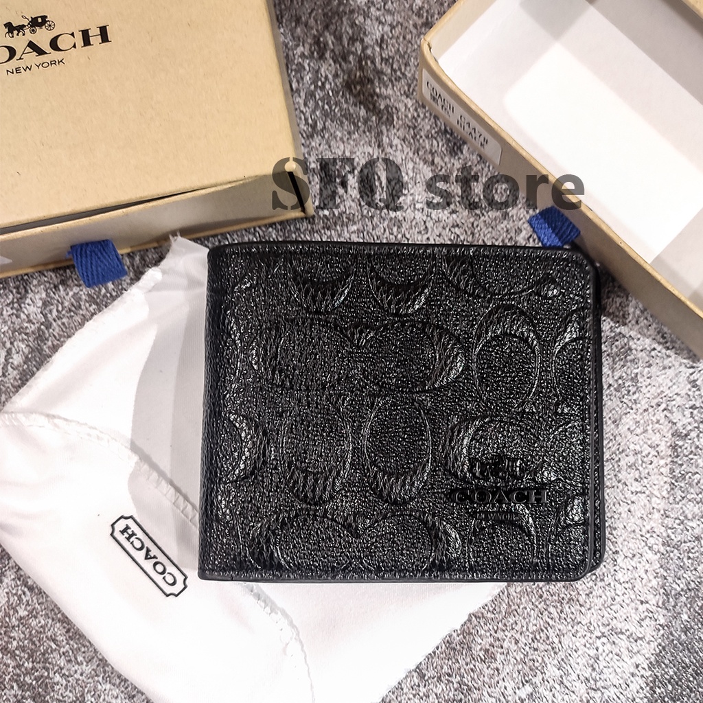 Dompet Pria Coach Man Wallet Impor Dompet Lipat Pria Premium