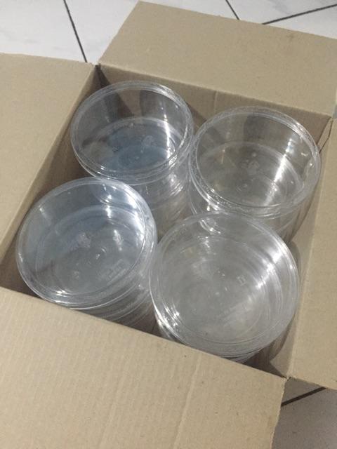 Isi 12 Pcs Toples Plastik Mika Kue Kering Merk Delice 1/2 Kg 500gr