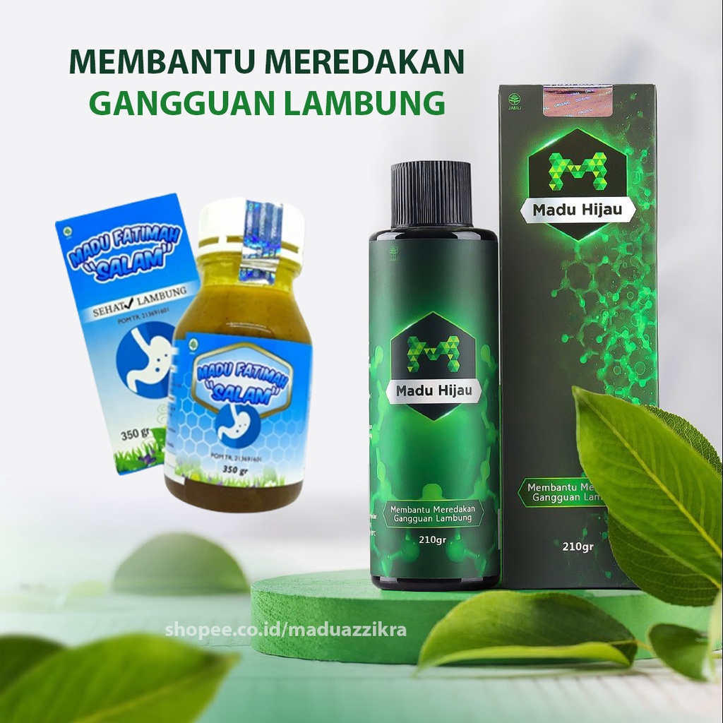 Madu Hijau Herbal Lambung Maag Kronis Gerd Asli Ori Original