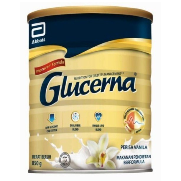 GLUCERNA Susu Bubuk Vanila 850g