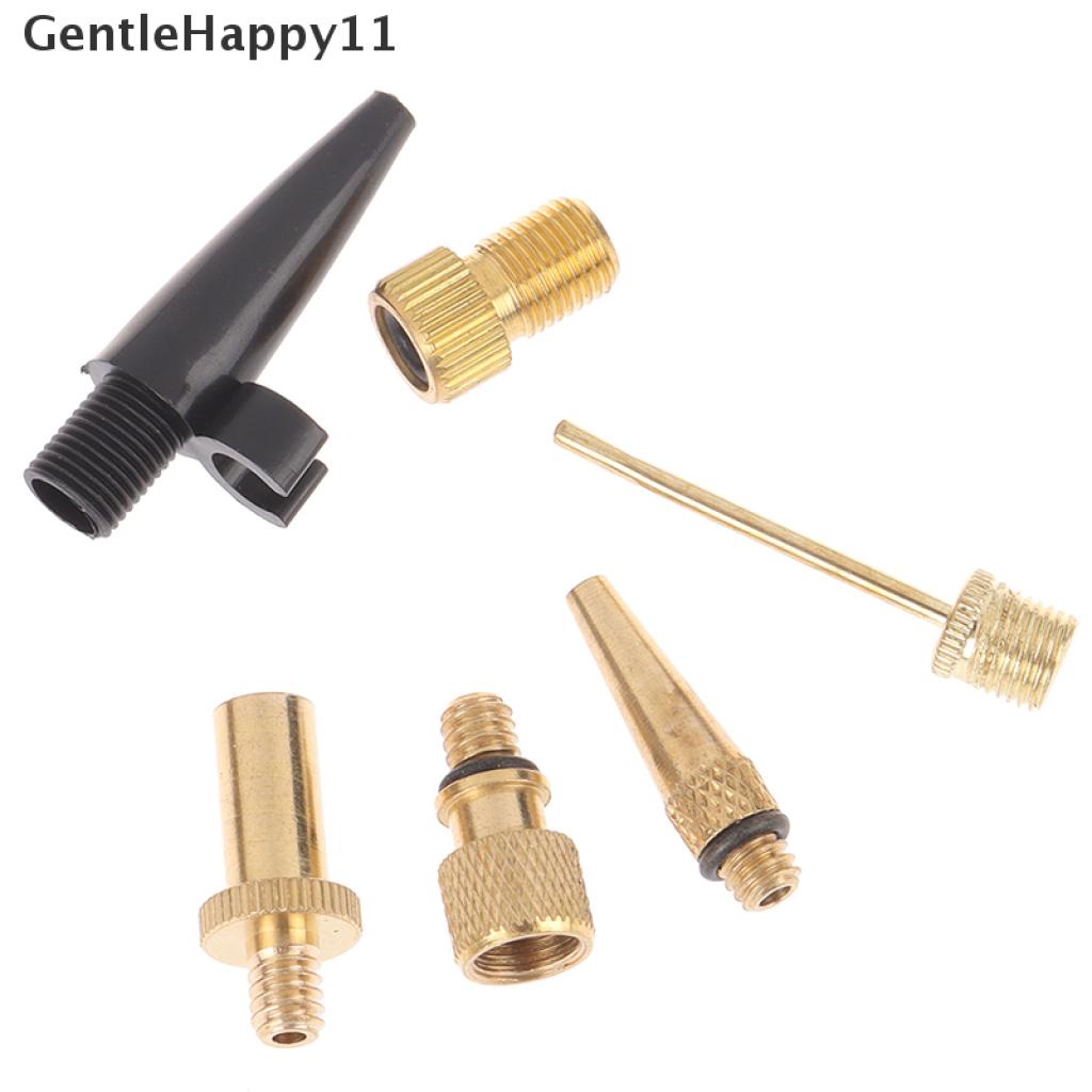 Gentlehappy Inflator Pump Nozzle Kit Presta Schrader Valve Adapter Adaptor Katup Sepeda