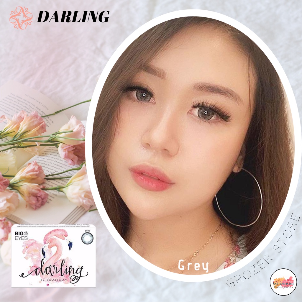 SOFTLENS X2 - DARLING NORMAL &amp; MINUS DIA. 16.00mm | BIG EYES | BLACK | GREY | BLUE | BROWN