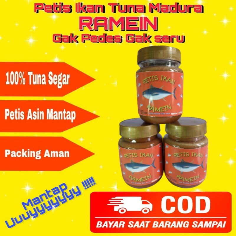 

3 BOTOL Petis Ikan Madura super RAMEIN Petis Madura Asli Petis Asin Petis Ikan Tuna