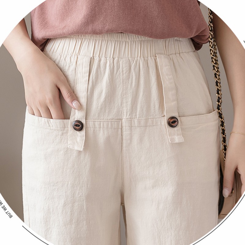 KARSKOREA 621 C Linen Long Pants/Celana Linen/Celana Kantor/Celana Kain/Linen Premium/celana wanita/celana kulot/Celana korea/kulot korea/Pants korea