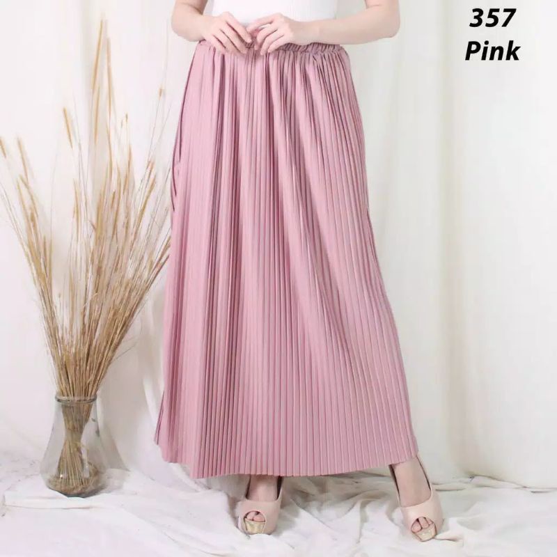 ROK PLISKET PREMIUM 100 % DI JAMIN BAHAN SUPER TEBAL