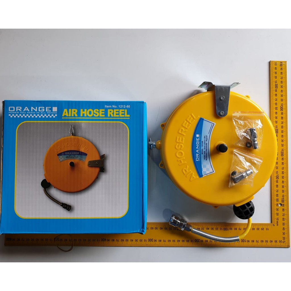 Air Hose Reel / Gulungan Selang Angin 8 meter merk ORANGE