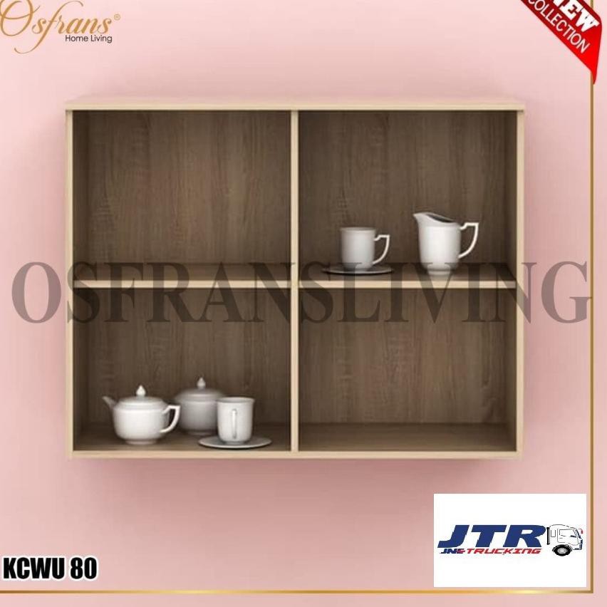 Lemari Dapur Kitchen Set 2 pintu Dahlia KCWU 80 - Jne Trucking (ART. 4757)